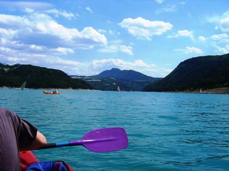 Canoe lac Monteynard