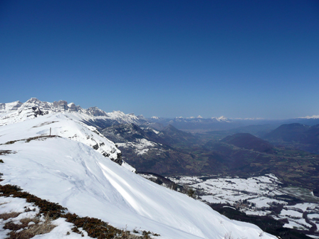 Vue sur l'agglomération Grenobloise